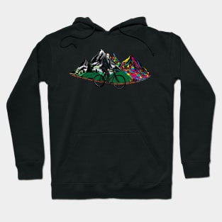 Bicycle Day 1943 | Colorful Psychedelic Art Hoodie